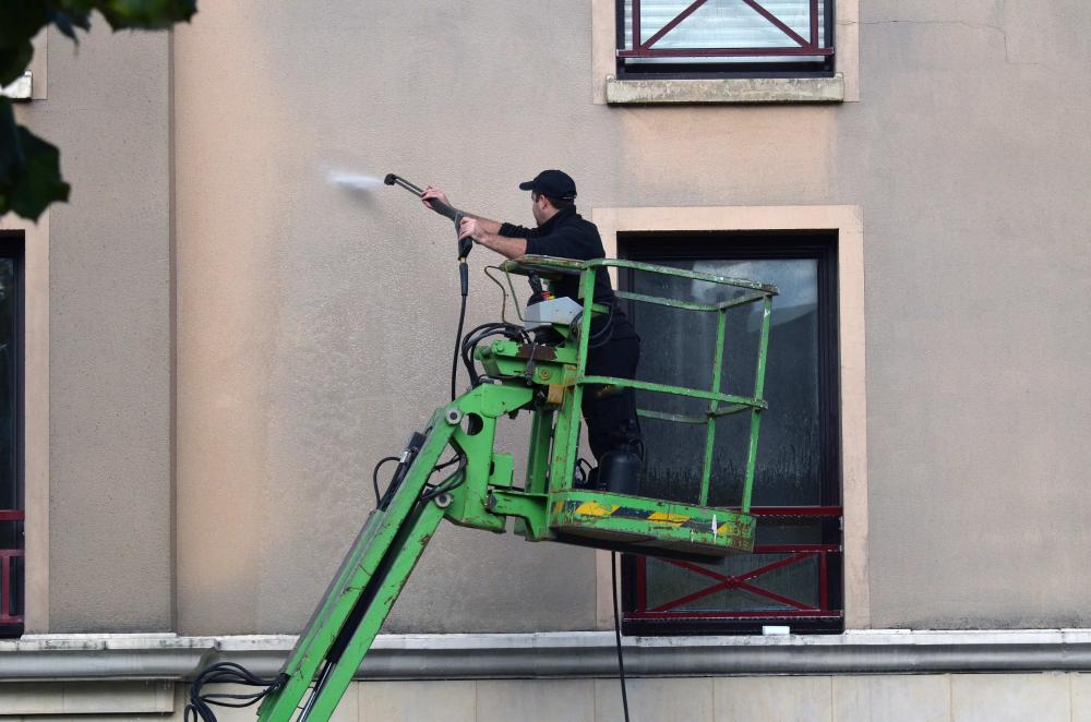 Nettoyage vitres/façades particulier